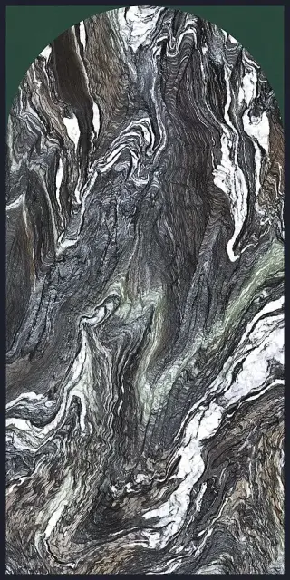 Керамогранит 764109 Policroma Arco Cipollino-Conifera Mat Ret 6mm 120x240