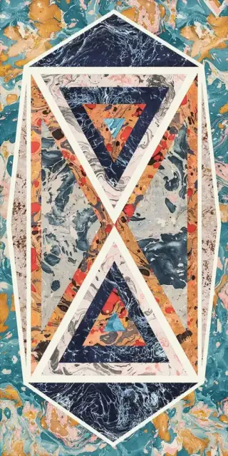 Керамогранит 763511 Araldica Blasone Azzurro Lucida R 6mm 120x240