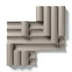 Керамогранит 760356 Rilievi 01 Tortora 50mm 36x35