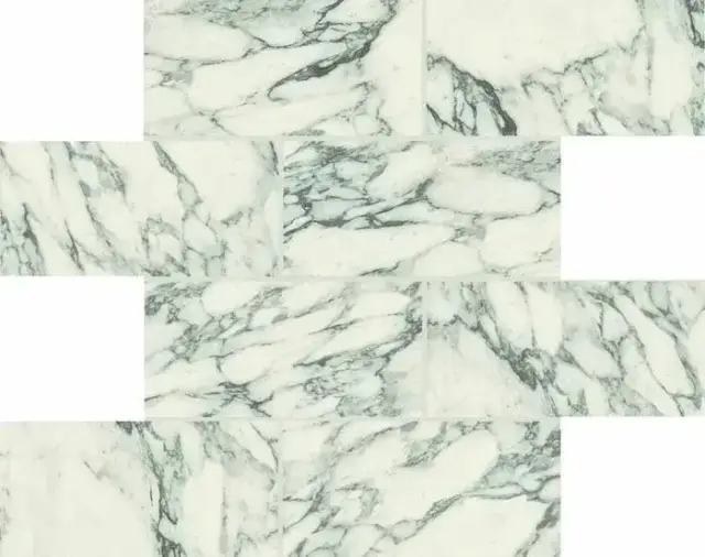 Мозаика 756824 Stones 2.0 Arabescato White Glossy Muretto 6mm 7,5x15 30x30