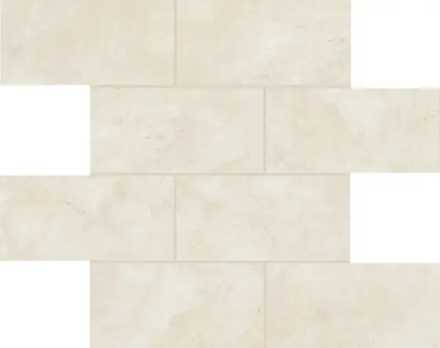 Мозаика 756822 Stones 2.0 Marfil Glossy Muretto 6mm 7,5x15 30x30