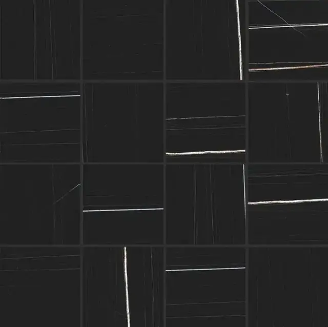 Мозаика 756812 Stones 2.0 Sahara Noir Mat Mosaico 6mm 7,5x7,5 30x30