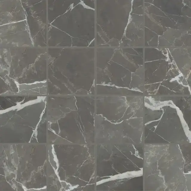 Мозаика 756809 Stones 2.0 Calacatta Black Smooth Mosaico 6mm 7,5x7,5 30x30