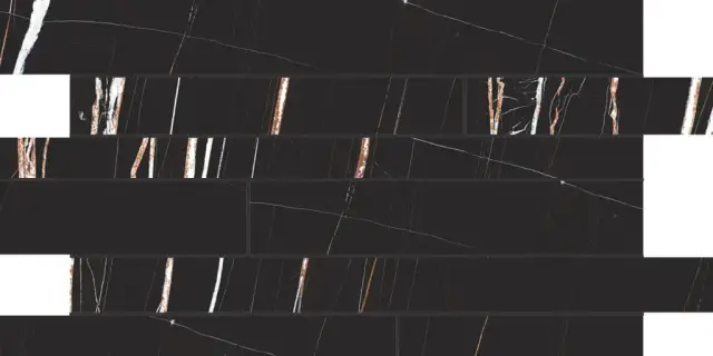 Мозаика 756697 Stones 2.0 Sahara Noir Mat Modulo Listello SF 30x60