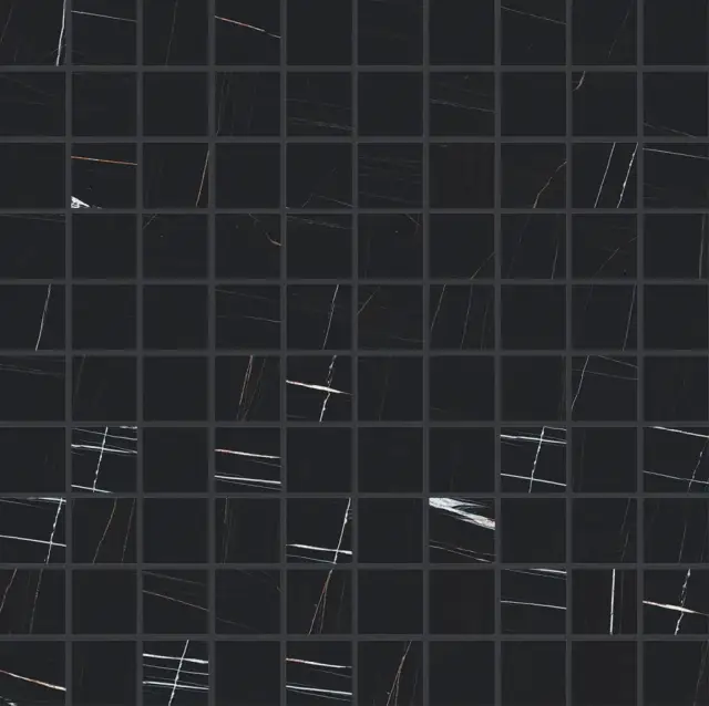 Мозаика 752802 Stones 2.0 Sahara Noir Glossy Mosaico 3x3 30x30