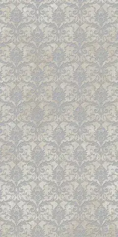 Керамогранит 752618 Tesori Decoro Broccato Bianco Argento 6mm 120x240