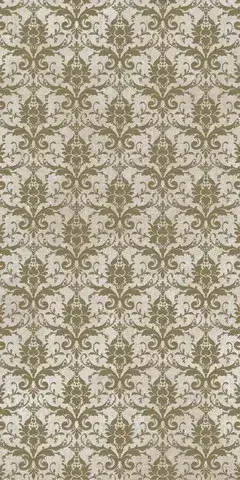 Керамогранит 752619 Tesori Decoro Broccato Bianco Bronzo 6mm 120x240