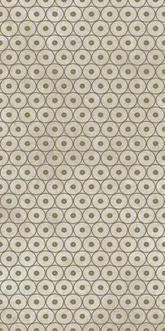 Керамогранит 752603 Tesori Decoro Anelli Bianco Bronzo 6mm 120x240