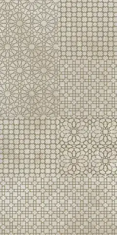 Керамогранит 752611 Tesori Decoro Monile Bianco Bronzo 6mm 120x240