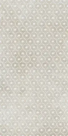 Керамогранит 752600 Tesori Decoro Anelli Bianco Semp. 6mm 120x240