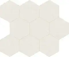 Мозаика 749580 Neutra 6.0 01 Bianco Mosaico B Esagono 10x10 30x26