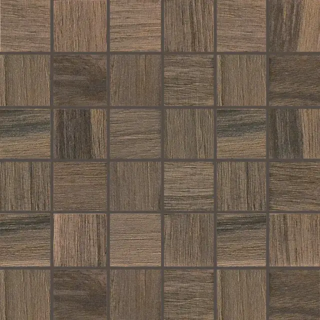 Мозаика 741931 Wooden Walnut Mosaico Nat 5x5 30x30