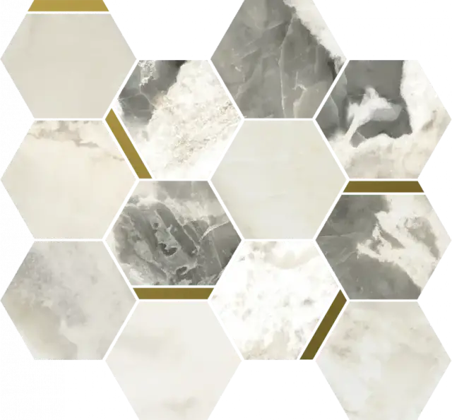 Мозаика 620110000227 Stellaris Dover Light Mosaico Chic Nat 28.3x32.8