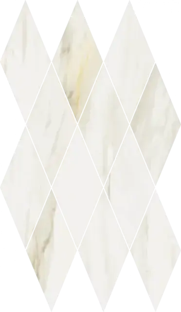 Мозаика 620110000204 Stellaris Carrara Ivory Mosaico Diamond Lux 28x48