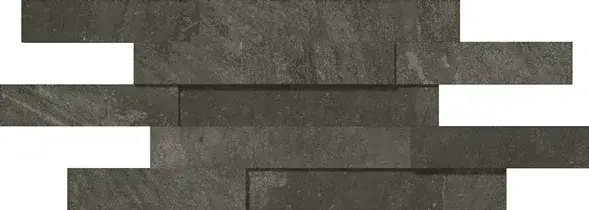 Керамогранит 620110000060 Climb Graphite Brick Nat 3D 28x78