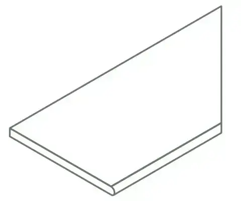 Ступени 620090001368 Magma X2 Graphite Bordo Round DX 30x60