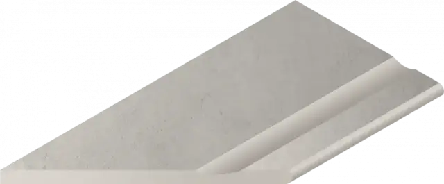 Керамогранит 620090001183 Millennium X2 Silver Bordo Svasato Round SX 30x120