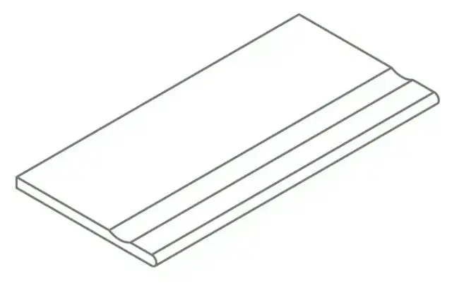 Керамогранит 620090001152 Avantgarde X2 Pure Bordo Svasato Round 30x120