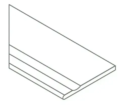 Керамогранит 620090001158 Avantgarde X2 Pure Bordo Svasato Round SX 30x120