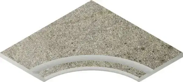 Керамогранит 620090001058 Silver Bordo Angolare Angolare Round 60x60