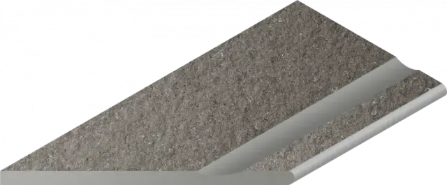 Ступени 620090001040 Fume Bordo Svasato Round Sx левый 30x60