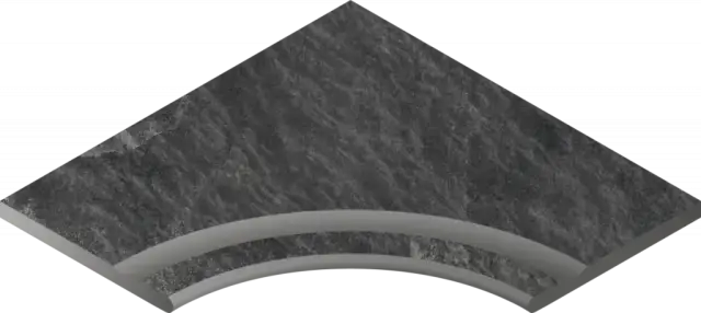 Ступени 620090000408 Titanio Bordo Svasato Angolare Round 30 60x60