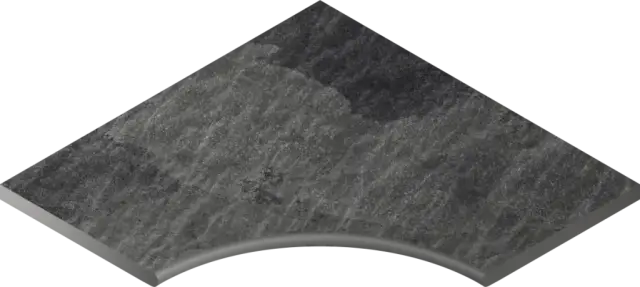 Ступени 620090000409 Titanio Bordo Angolare Round 30 60x60