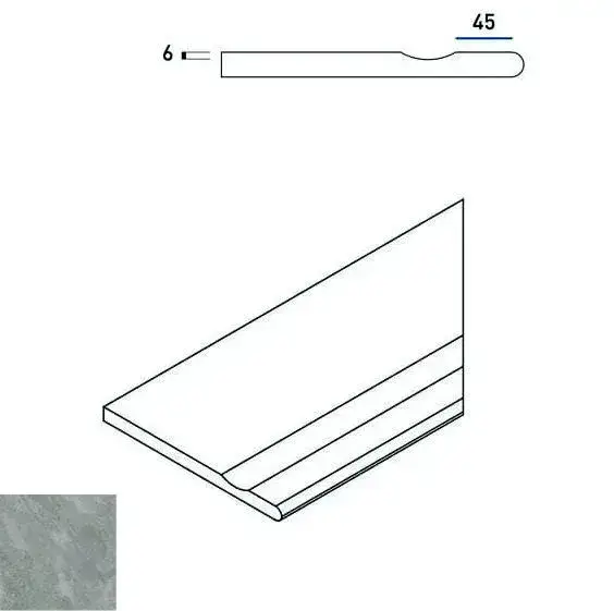 Керамогранит 620090000383 Climb ROCK BORDO SVASATO ROUND DX 30x60