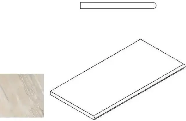 Керамогранит 620090000201 WHITE BORDO ROUND 30x60