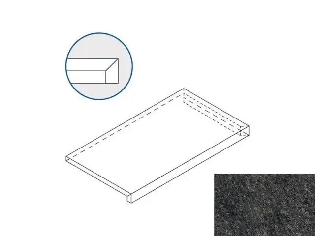 Ступени 620070001312 Ступень Рум Блэк угловая правая Х2 33х60