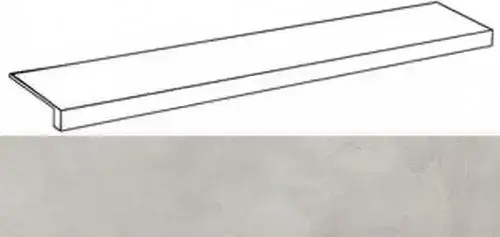 Ступени 620070001298 Millenium Silver Front 33x160