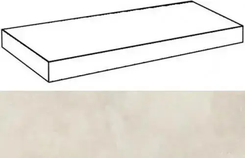 Ступени 620070001261 Millenium Pure угловая левая 33x60