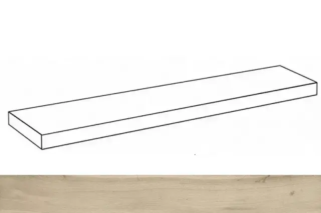 Ступени 620070001210 Ступень Лофт Магнолия угловая левая 33х160