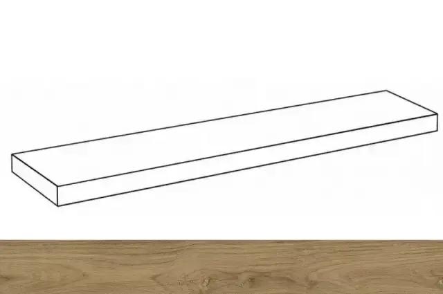 Ступени 620070001212 Ступень Лофт Оак угловая левая 33х160