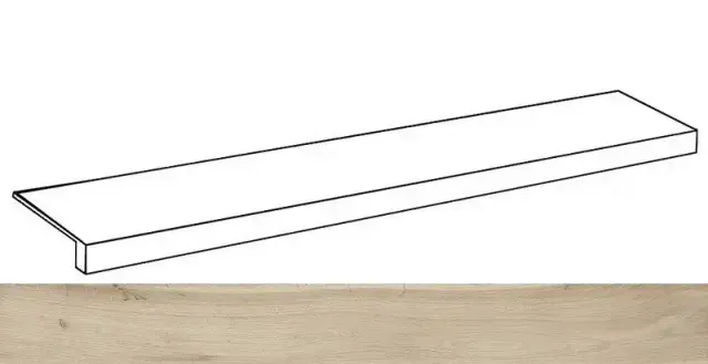 Ступени 620070001200 Ступень Лофт Магнолия фронтальная 33х160