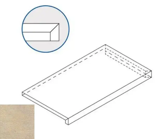 Ступени 620070000710 SAND X2 SCALINO ANGOLARE DX 30x60