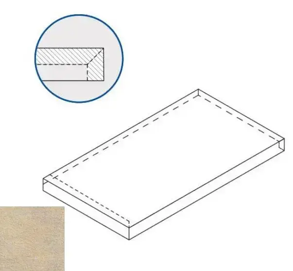 Ступени 620070000711 SAND X2 SCALINO ANGOLARE SX 30x60