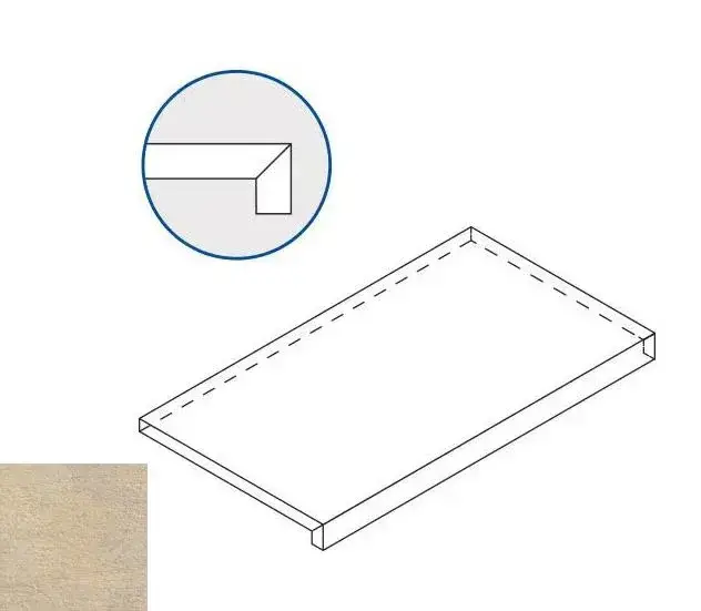 Ступени 620070000709 SAND X2 SCALINO FRONTALE 30x60