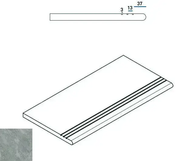 Ступени 620040000061 Climb ROCK GRADINO ROUND GRIP 30x60