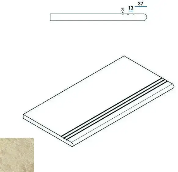 Ступени 620040000058 Climb ROPE GRADINO ROUND GRIP 30x60