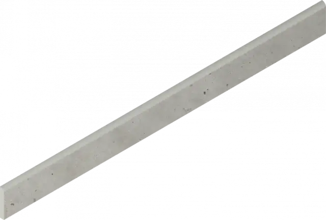 Керамогранит 610130007565 Avantgarde Silver Battiscopa 7.2x80