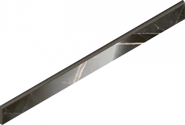 Керамогранит 610130007478 Stellaris Absolut Black Battiscopa Lux 7.2x80