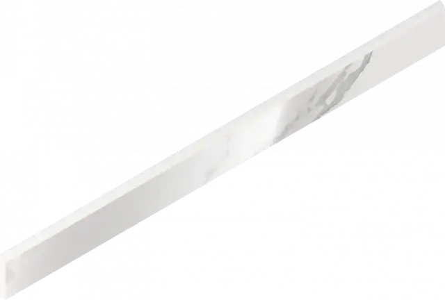 Керамогранит 610130007472 Stellaris Statuario White Battiscopa Lux 7.2x80