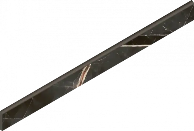 Керамогранит 610130007469 Stellaris Absolut Black Battiscopa Nat 7.2x80