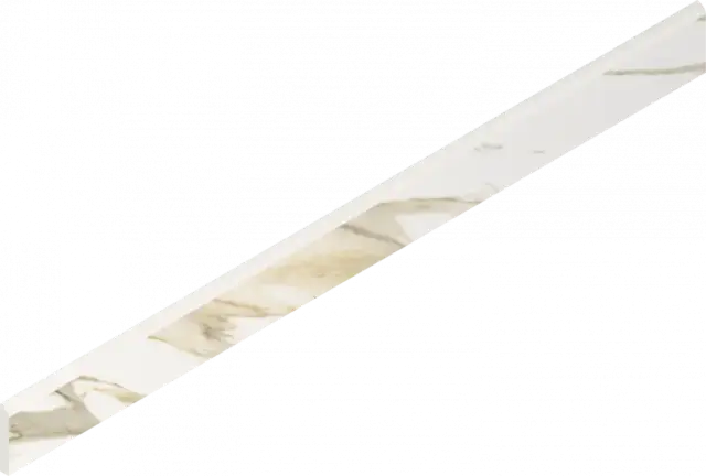 Керамогранит 610130007464 Stellaris Calacatta Gold Battiscopa Nat 7.2x80