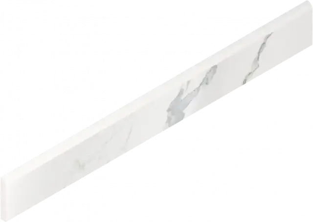 Керамогранит 610130007456 Stellaris Statuario White Battiscopa Lap 7.2x60