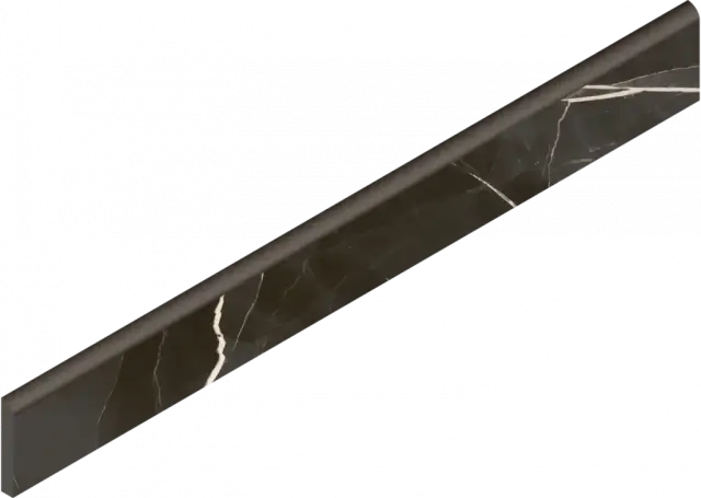 Керамогранит 610130007455 Stellaris Absolut Black Battiscopa Nat 7.2x60