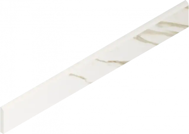 Керамогранит 610130007450 Stellaris Calacatta Gold Battiscopa Nat 7.2x60