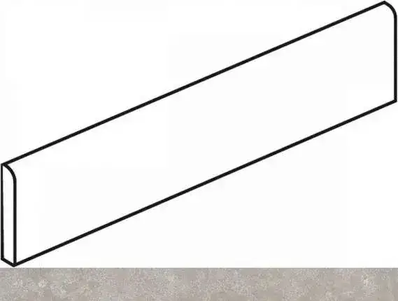 Керамогранит 610130005374 Voyager Grey Battiscopa 7.2x60