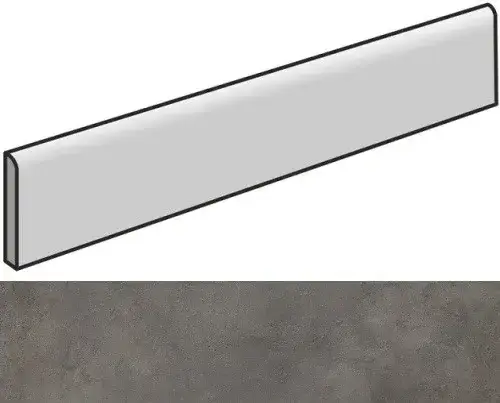 Керамогранит 610130004209 Millenium Black Battiscopa 7.2x80